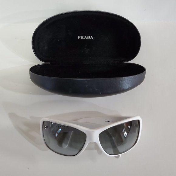 Prada White Spr9g Sunglasses | Poshmark